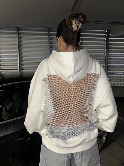 Crystal Mesh Hoodie