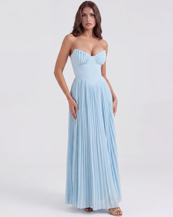 Isolde | Sculpted Pleat Dress