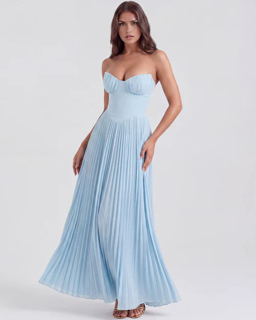 Isolde | Sculpted Pleat Dress