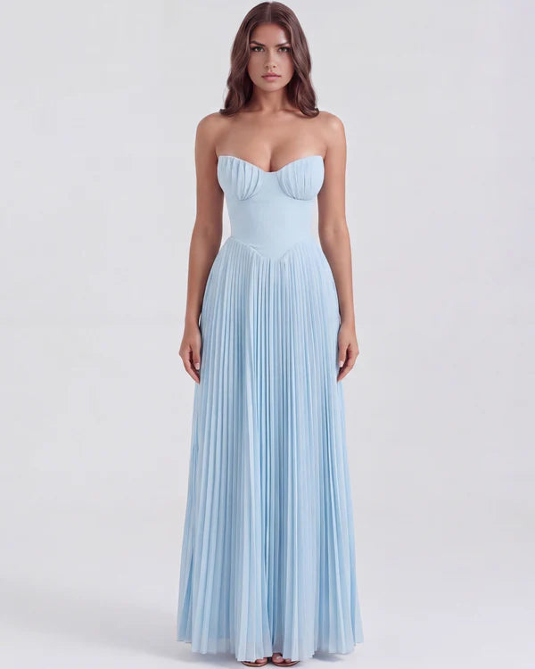 Isolde | Sculpted Pleat Dress