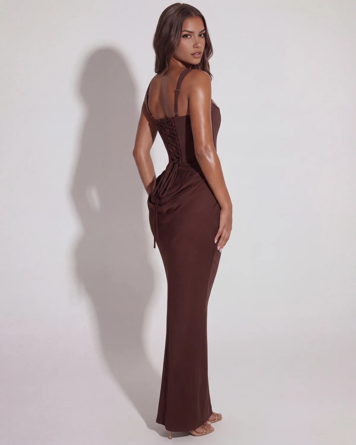 Eleonora | Structured Bodice Sculpted Maxi Dress