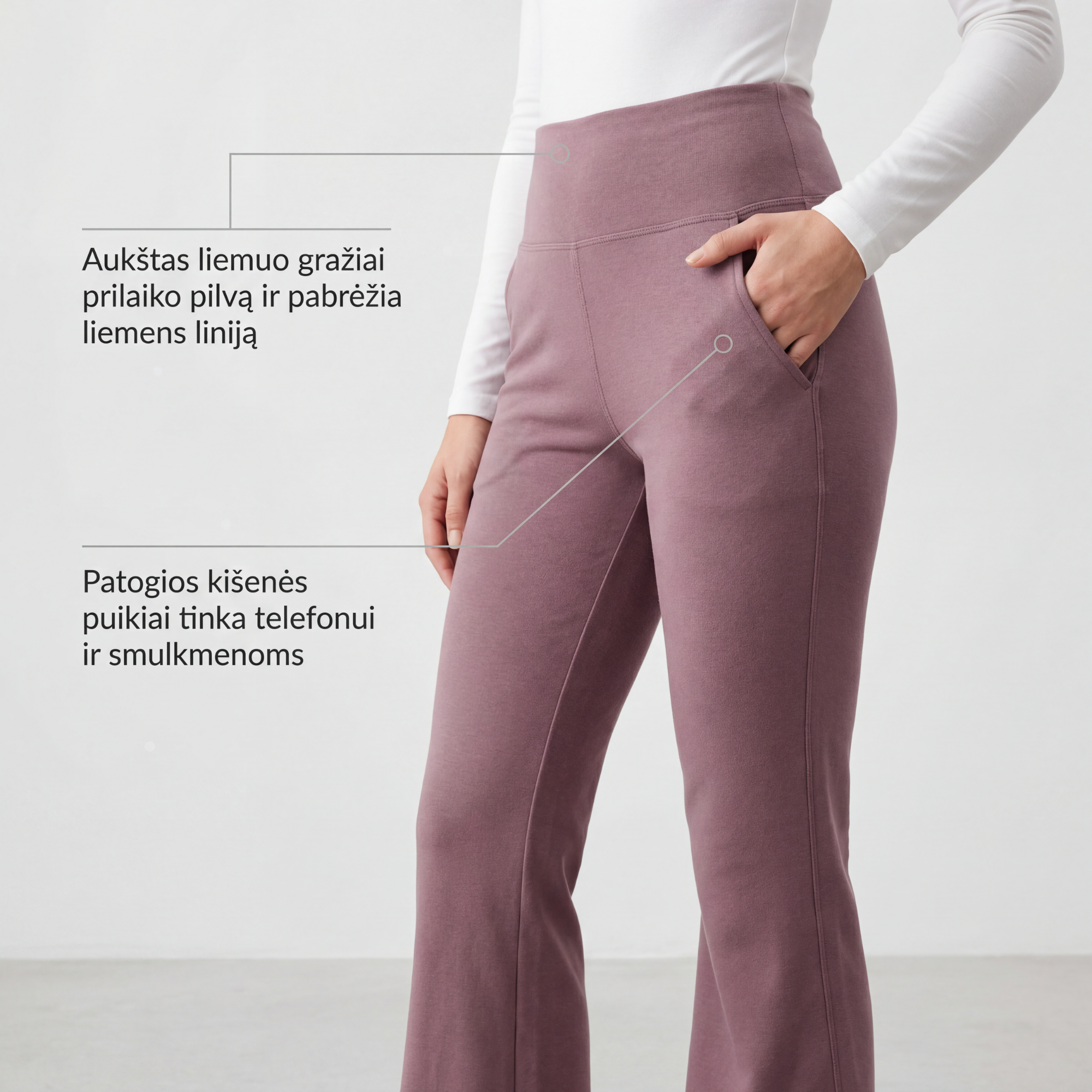 TAILERO Form™ pantalones moldeadores de cintura alta