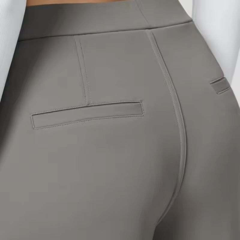 Pantalones casuales de pierna ancha 