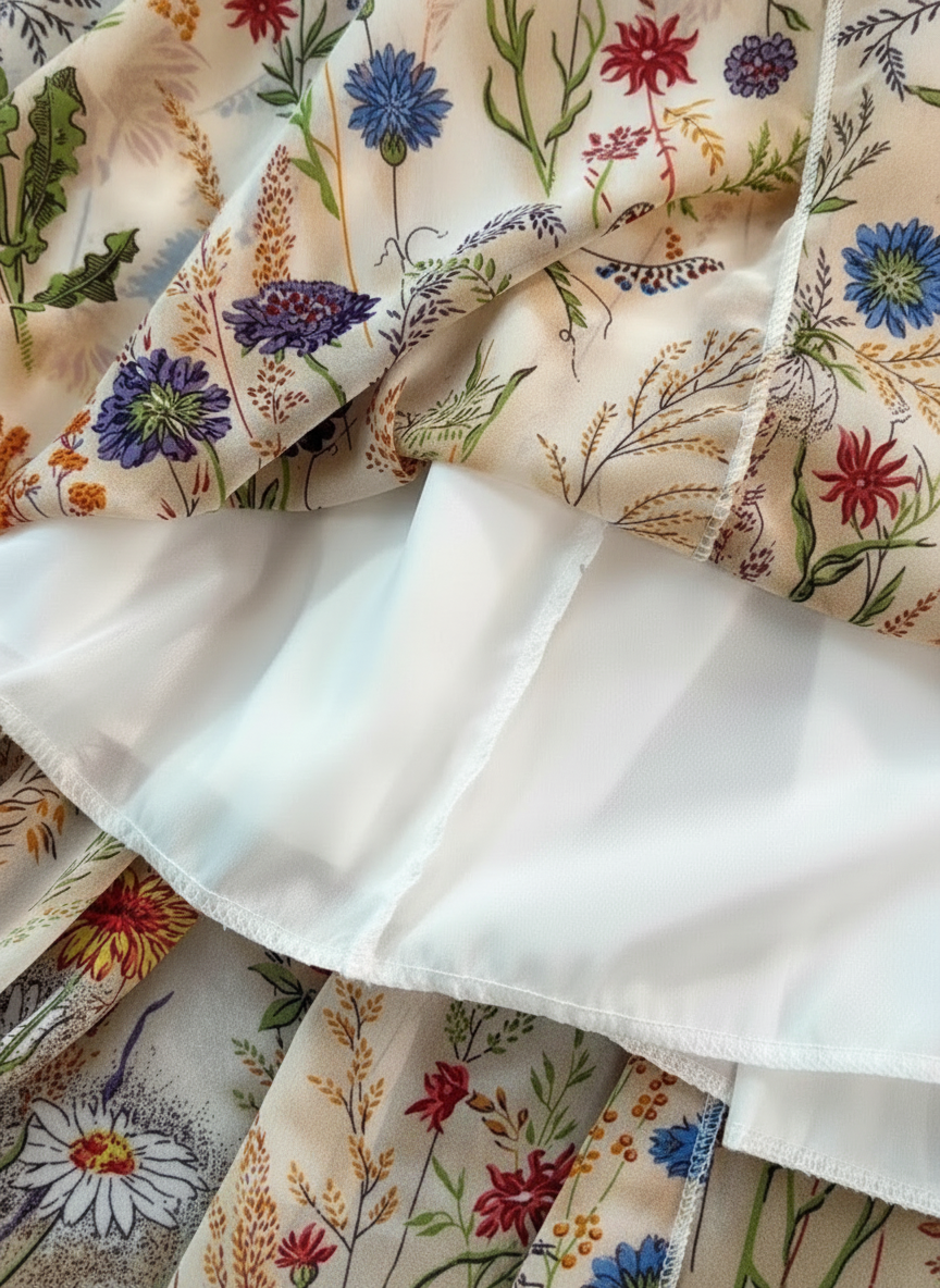 Marielle | Botanical Print Dress