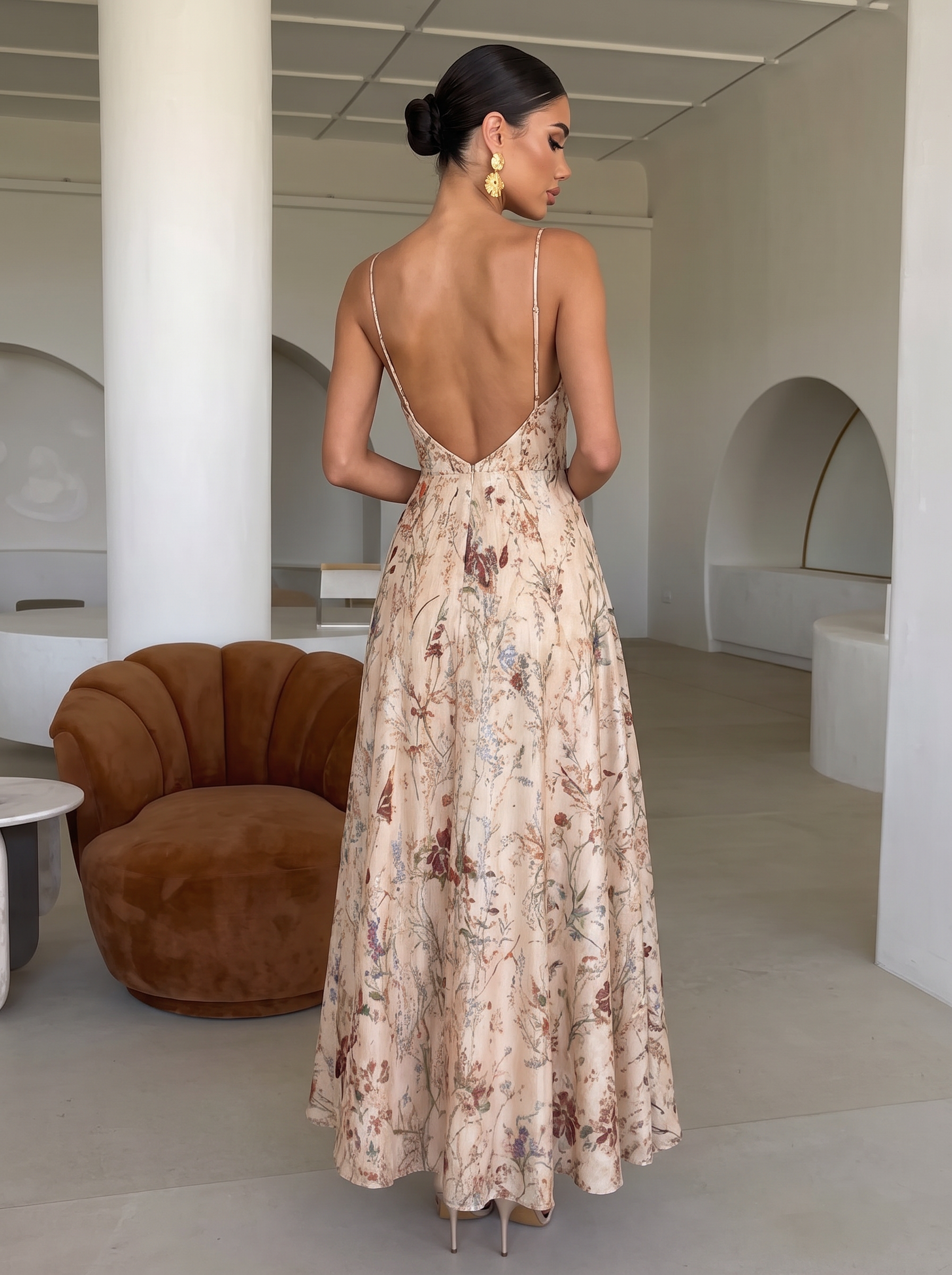 Marielle | Botanical Print Dress