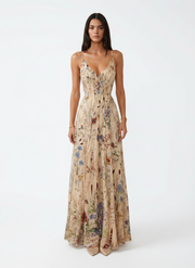 Marielle | Botanical Print Dress
